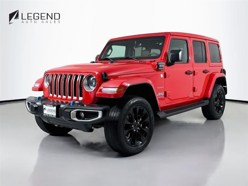 Used 2023 Jeep Wrangler Unlimited Sahara w/ Cold Weather Group AWD/4WD image 1
