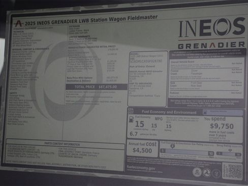 New 2025 INEOS Grenadier Fieldmaster Edition image 23
