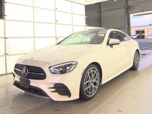 Used 2021 Mercedes-Benz E 450 4MATIC Coupe w/ AMG Line image 2