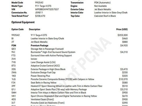 Certified 2026 Porsche 911 Targa 4 GTS AWD/4WD image 9
