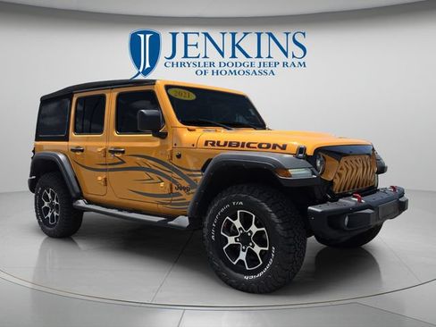 Used 2021 Jeep Wrangler Unlimited Rubicon AWD/4WD image 2