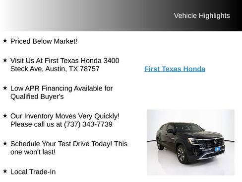 Used 2024 Volkswagen Atlas Cross Sport SE FWD image 9