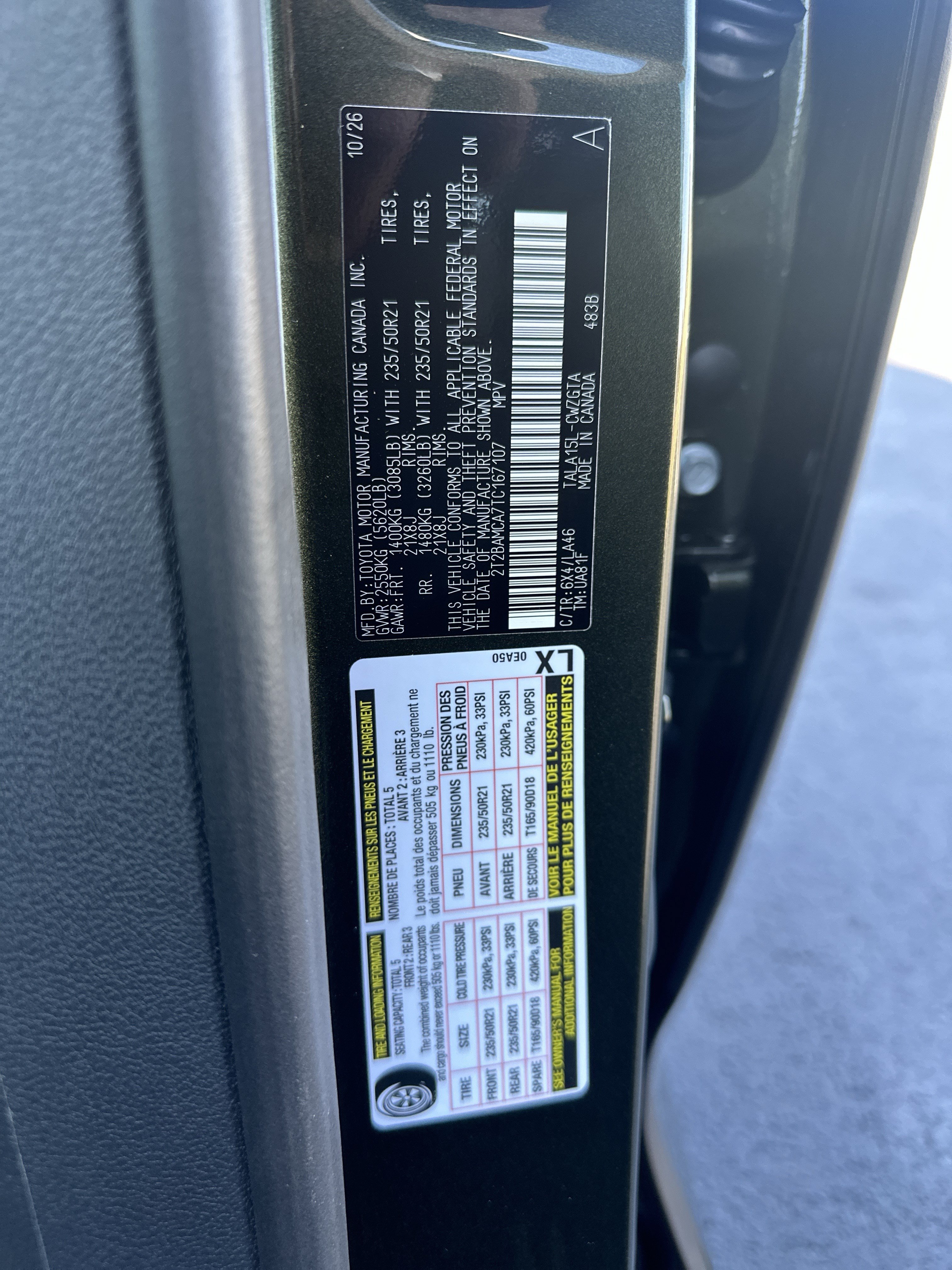 New 2026 Lexus RX 350 AWD w/ Convenience Package image 35