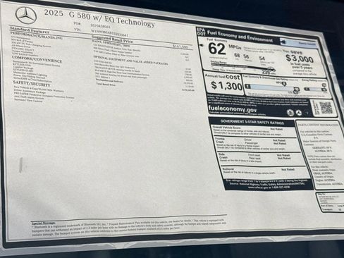 New 2025 Mercedes-Benz G 580 w/ EQ Technology image 30