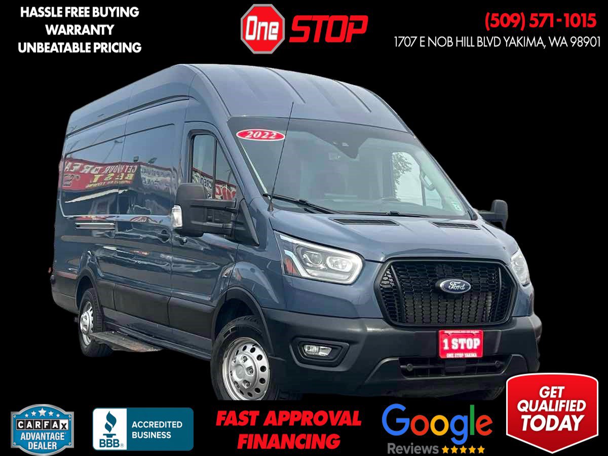 Used 2022 Ford Transit 250 148 High Roof Extended AWD w/ Parcel Delivery Package image 1