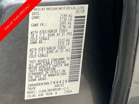 Used 2019 Nissan Frontier SL image 22