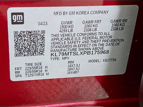 Certified 2023 Chevrolet TrailBlazer RS image 30