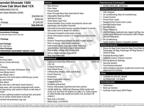 Used 2021 Chevrolet Silverado 1500 Custom image 10