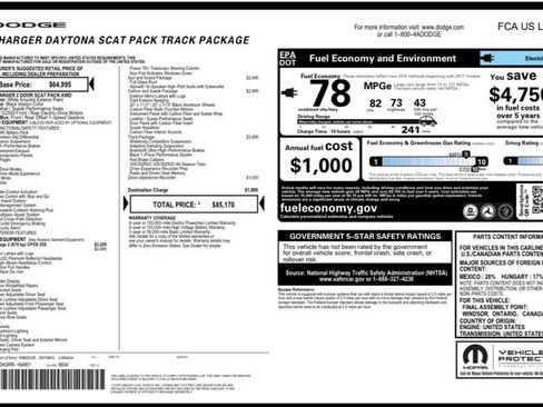 Used 2024 Dodge Charger R/T Scat Pack w/ Plus Group image 29