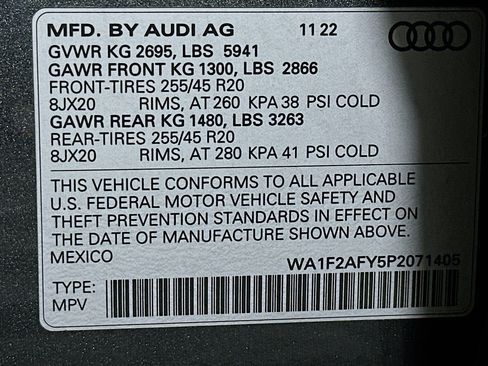 Used 2023 Audi Q5 e Prestige w/ Prestige Package AWD/4WD image 24