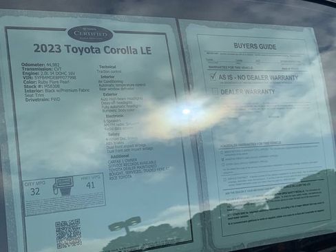 Used 2023 Toyota Corolla LE FWD image 36