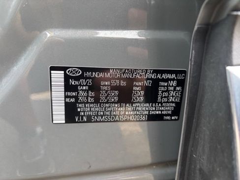 Used 2023 Hyundai Santa Fe Limited AWD/4WD image 35