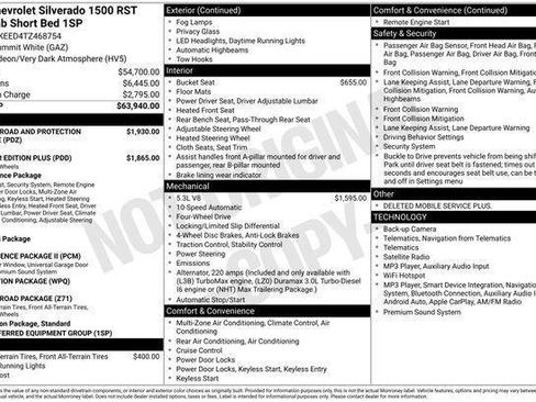 New 2026 Chevrolet Silverado 1500 RST AWD/4WD image 3