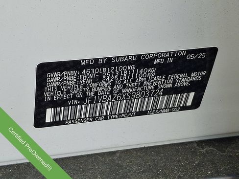 Used 2025 Subaru WRX tS AWD/4WD image 27