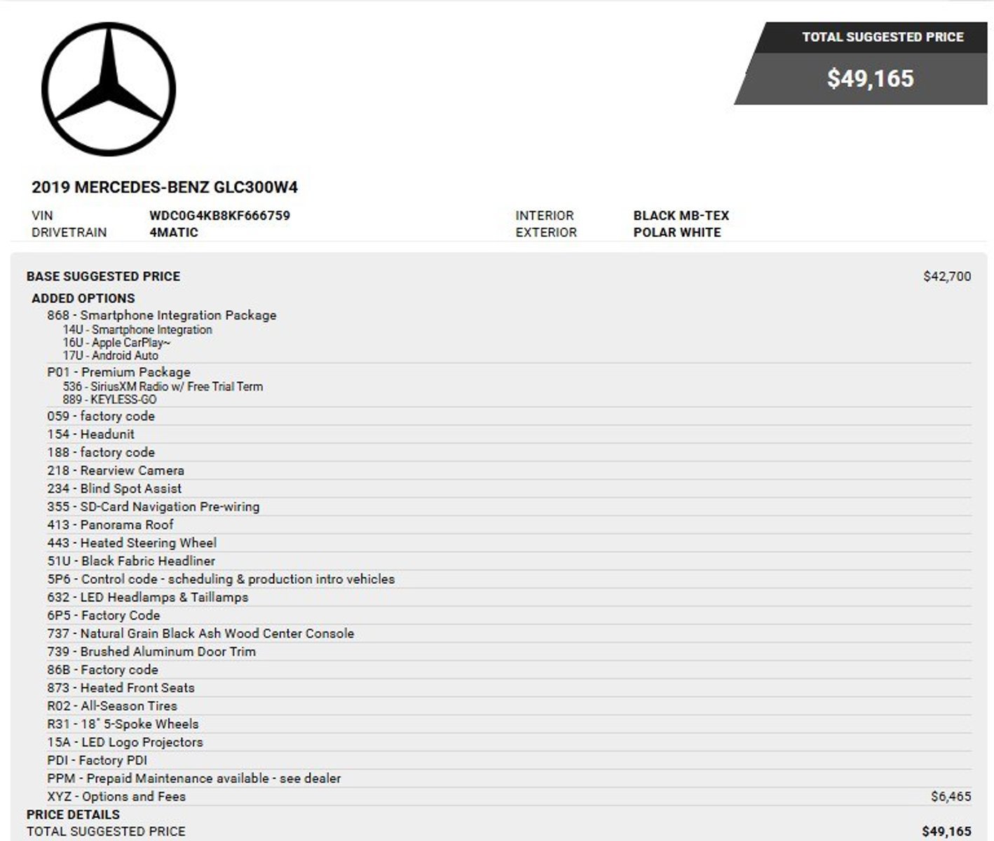 Used 2019 Mercedes-Benz GLC 300 4MATIC image 3
