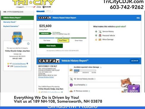 Used 2019 Ford F150 XLT w/ Equipment Group 302A Luxury image 11