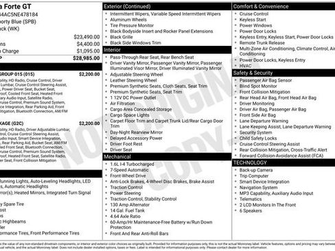 Used 2022 Kia Forte GT w/ GT2 Package FWD image 47