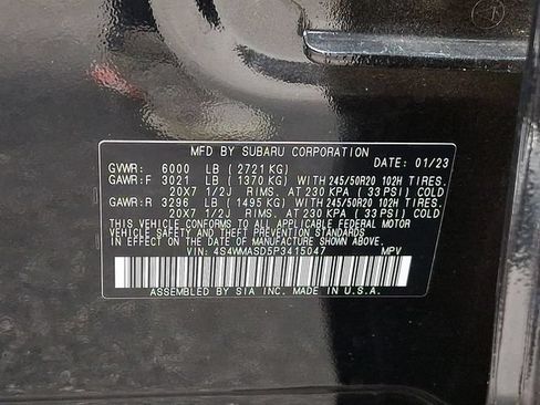 Used 2023 Subaru Ascent Limited AWD/4WD image 29
