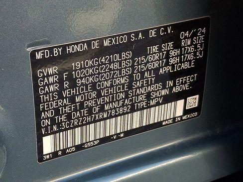 Used 2024 Honda HR-V EX-L image 27