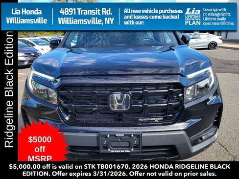 New 2026 Honda Ridgeline Black Edition image 10