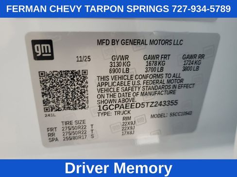 New 2026 Chevrolet Silverado 1500 LTZ w/ LTZ Premium Package image 23