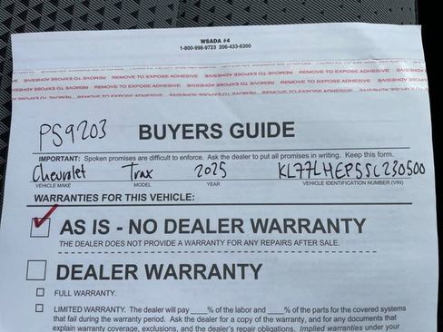 Used 2025 Chevrolet Trax LT w/ LT Convenience Package image 46