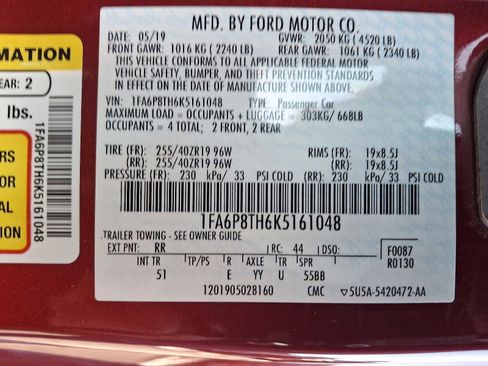 Used 2019 Ford Mustang Premium w/ Equipment Group 201A image 25