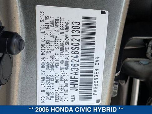 Used 2006 Honda Civic Hybrid Sedan image 22