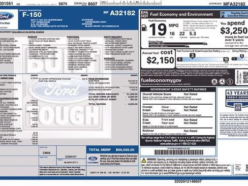 Used 2021 Ford F150 XLT w/ Equipment Group 302A High AWD/4WD image 13