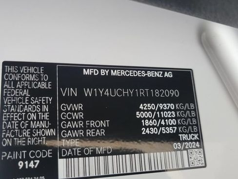Used 2024 Mercedes-Benz eSprinter 170 Cargo image 34