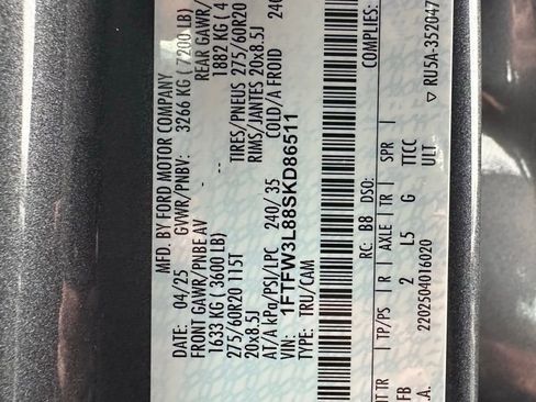 Used 2025 Ford F150 XLT w/ Equipment Group 302A MID image 27