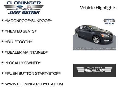 Used 2014 Nissan Altima 2.5 SL w/ Technology Package FWD image 3