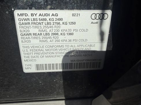 Used 2021 Audi Q5 2.0T Premium Plus w/ Premium Plus Package AWD/4WD image 64