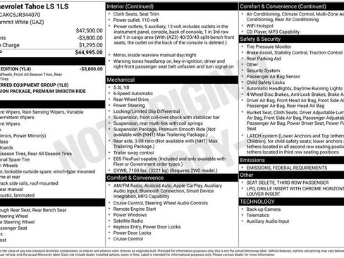 Used 2018 Chevrolet Tahoe LS image 6