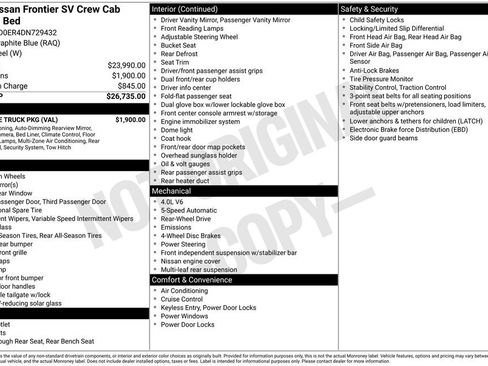 Used 2013 Nissan Frontier SV w/ SV Value Truck Pkg image 22