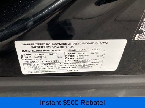 Used 2022 BMW X3 xDrive30i image 25