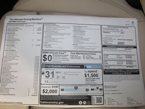 Used 2026 BMW 430i 430i w/ M Sport Package image 24