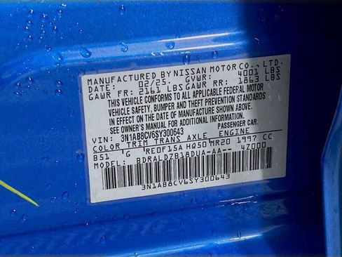 Used 2025 Nissan Sentra SV FWD image 27