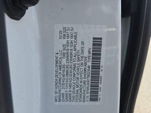 Certified 2026 Honda Odyssey EX-L image 39