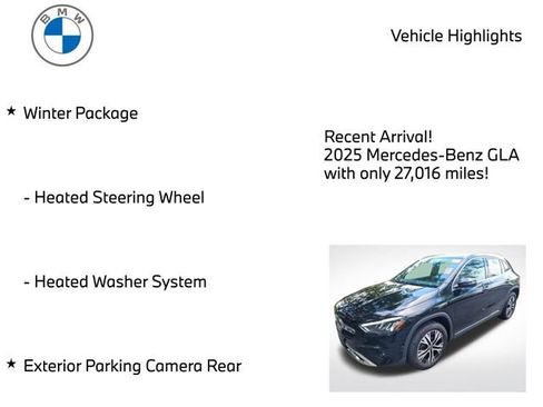 Used 2025 Mercedes-Benz GLA 250 4MATIC w/ Winter Package image 3