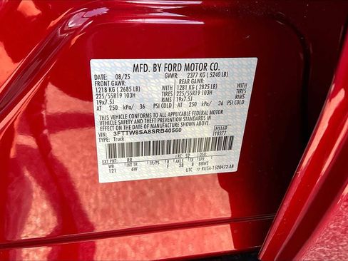 New 2025 Ford Maverick Lariat w/ Black Appearance Package image 21