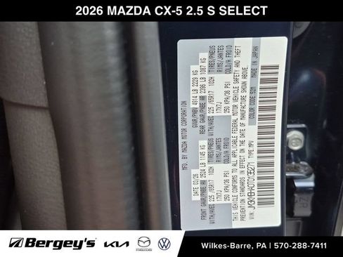 Used 2026 MAZDA CX-5 Select AWD/4WD image 29