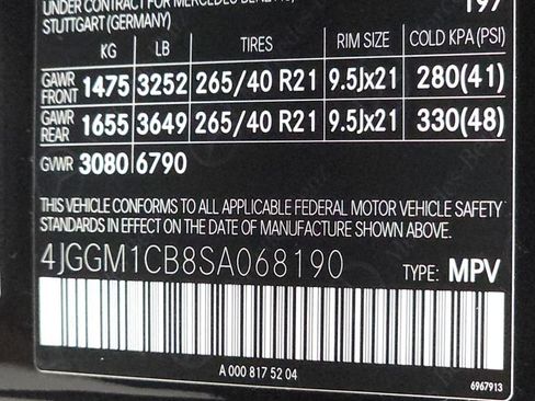 Used 2025 Mercedes-Benz EQE 350+ 4MATIC SUV w/ Driver Assistance Package image 38