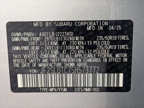 Certified 2025 Subaru Forester Touring AWD/4WD image 25