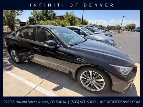 Certified 2023 INFINITI Q50 Luxe w/ Cargo Package AWD/4WD image 1