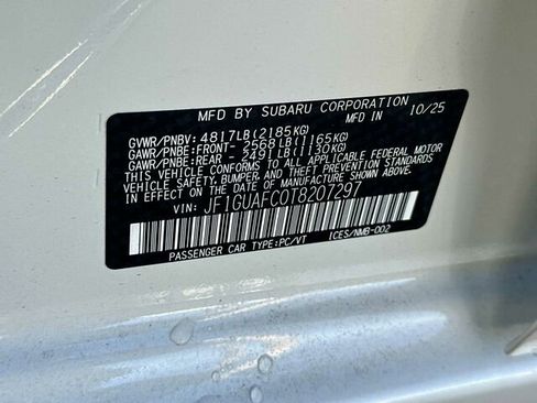 New 2026 Subaru Impreza 2.0i Sport image 34