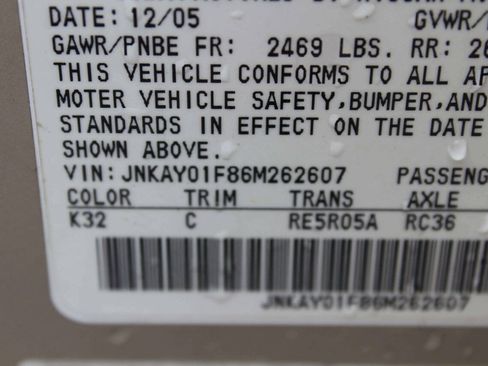 Used 2006 INFINITI M35 x w/ (J01) Journey Pkg AWD/4WD image 11