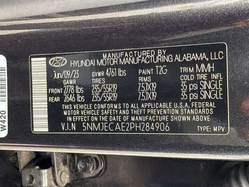 Used 2023 Hyundai Tucson Limited AWD/4WD image 24