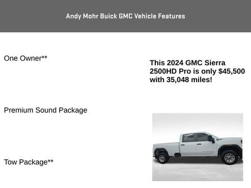 Used 2024 GMC Sierra 2500 Pro AWD/4WD image 8