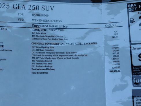 New 2025 Mercedes-Benz GLA 250 image 52